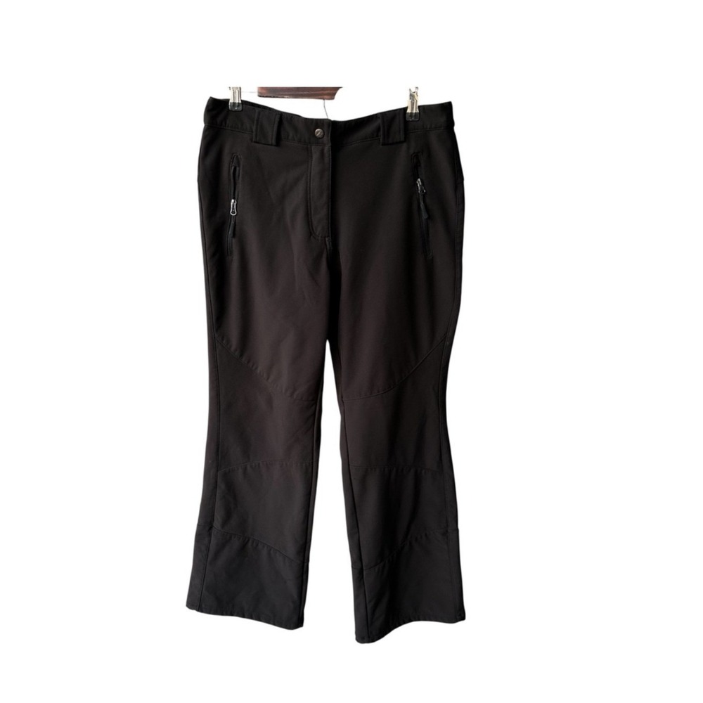 Vertical 9 Pants Black Fleece Lined Softshell Snow Ski Snowboard Size Large